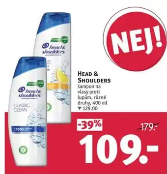 Rossmann HEAD & SHOULDERS šampon na vlasy nabídka