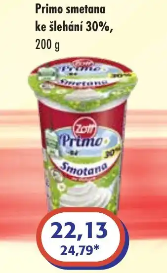 ČEPOS Primo smetana ke šlehání 30%,200 g nabídka