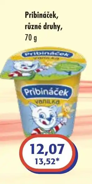 ČEPOS Pribináček, různé druhy, 70 g nabídka