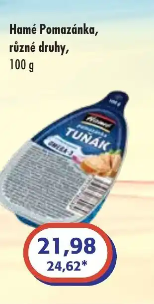 ČEPOS Hamé Pomazánka, různé druhy, 100 g nabídka