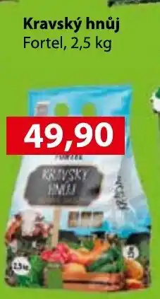 Kravský hnůj Fortel, 2,5 kg
