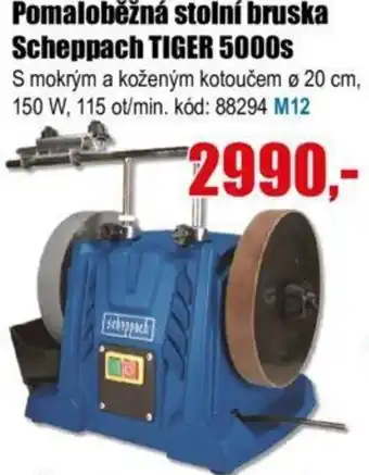 EVA Pomaloběžná stolní bruska Scheppach TIGER 5000S nabídka