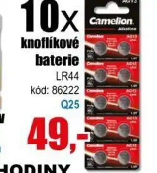 EVA 10x knoflíkové baterie nabídka