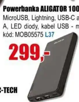 EVA Powerbanka ALIGATOR 10000 mAh nabídka