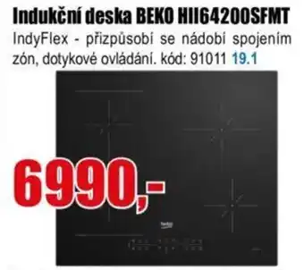 EVA Indukční deska BEKO HII64200SFMT nabídka