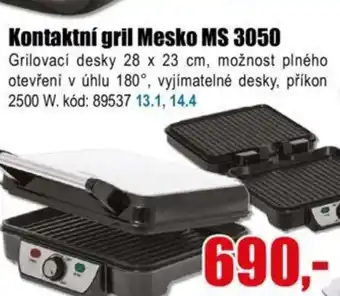 EVA Kontaktní gril Mesko MS 3050 nabídka