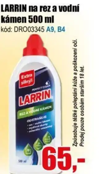 LARRIN na rez a vodní kámen 500 ml
