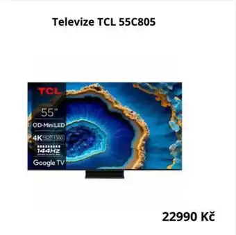Datart Televize TCL 55C805 nabídka