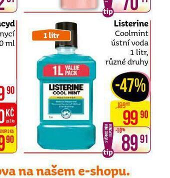 Teta Listerine ústní voda nabídka