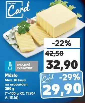 Kaufland Máslo nabídka