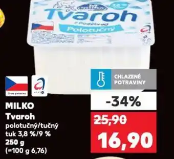 Kaufland MILKO Tvaroh nabídka