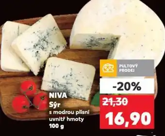 Kaufland NIVA Sýr nabídka