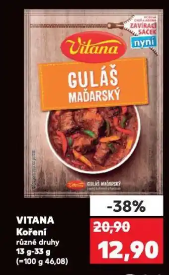 Kaufland VITANA Koření nabídka