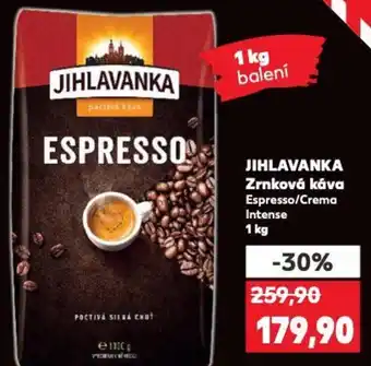 Kaufland JIHLAVANKA Zrnková káva nabídka