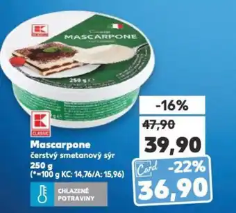 Kaufland Mascarpone nabídka