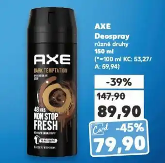 Kaufland AXE Deospray nabídka