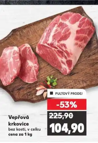 Kaufland Vepřová krkovice nabídka