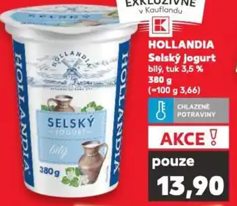 Kaufland HOLLANDIA Selský jogurt nabídka
