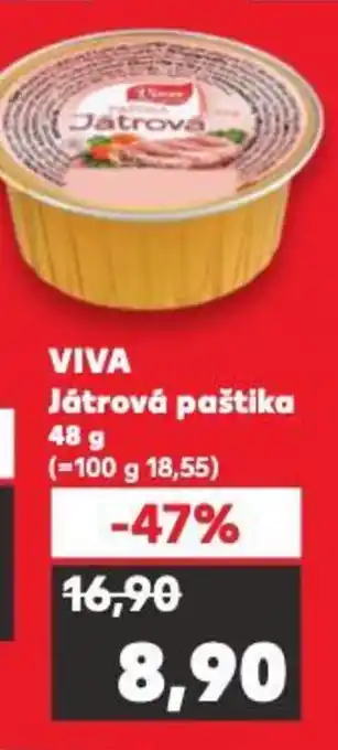 Kaufland VIVA Játrová paštika 48 g nabídka