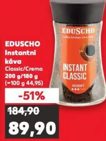 Kaufland EDUSCHO Instantni káva nabídka