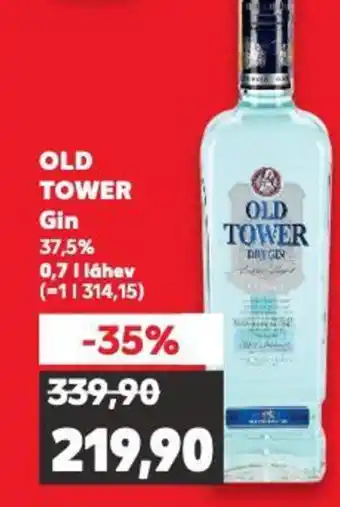 Kaufland OLD TOWER Gin nabídka