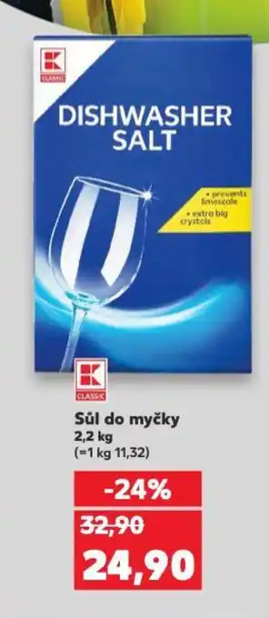 Kaufland Sůl do myčky 2,2 kg nabídka
