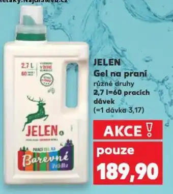Kaufland JELEN Gel na praní nabídka