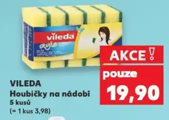 Kaufland VILEDA Houbičky na nádobí nabídka