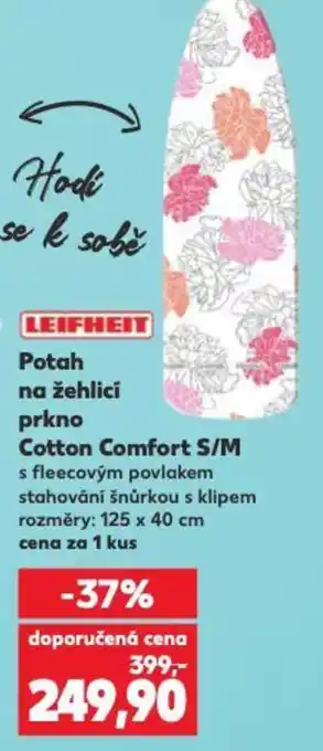 Kaufland Potah na žehlicí prkno Cotton Comfort S/M nabídka