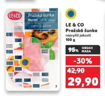 Kaufland LE & CO Pražská šunka nabídka