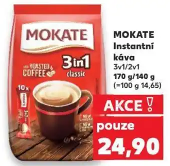Kaufland MOKATE Instantní kava nabídka