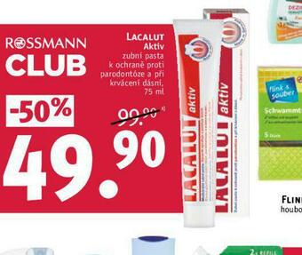 Rossmann Lacalut aktiv zubní pasta nabídka