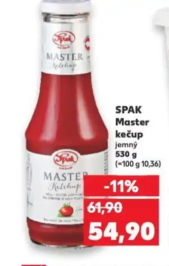 Kaufland SPAK Master kečup nabídka