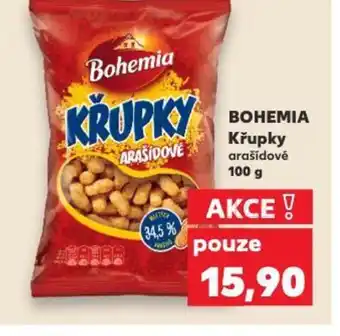Kaufland BOHEMIA Křupky arašídové 100 g nabídka