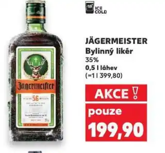 Kaufland JÄGERMEISTER Bylinný likér nabídka