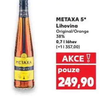 Kaufland METAXA 5 Lihovina nabídka