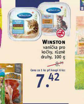 Rossmann Winston vanička pro kočky nabídka