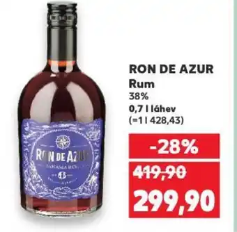 Kaufland RON DE AZUR Rum nabídka