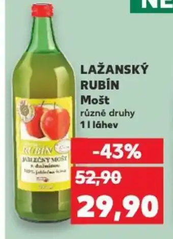 Kaufland LAŽANSKÝ RUBIN Mošt nabídka