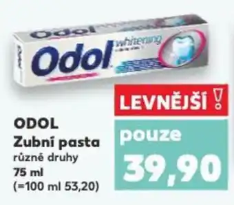 Kaufland ODOL Zubní pasta nabídka