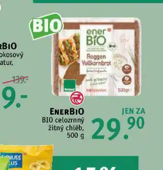 Rossmann Enerbio celozrnný žitný chléb nabídka