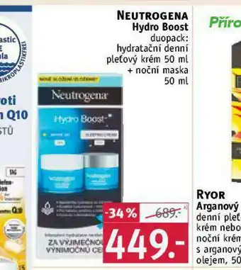 Rossmann Neutrogena hydro boost krém nabídka