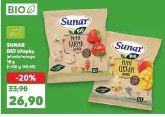 Kaufland SUNAR BIO křupky nabídka