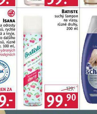 Rossmann Batiste suchý šampon nabídka