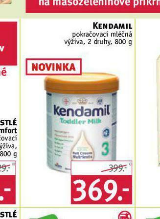 Rossmann Kendamil pokračovací mléčná výživa nabídka