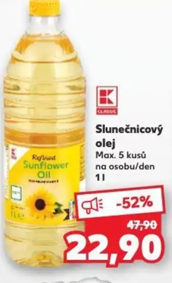 Kaufland Slunečnicový olej nabídka