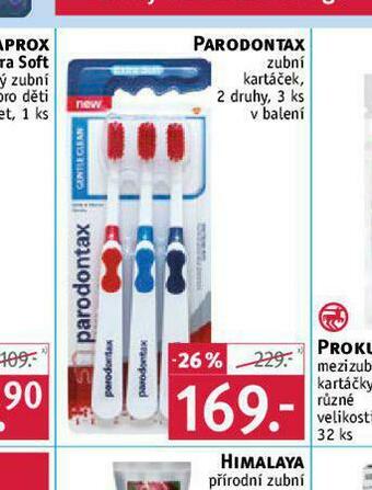 Rossmann Parodontax zubní kartáček nabídka