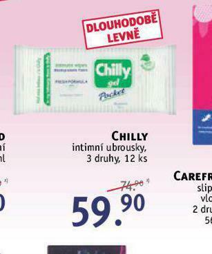 Rossmann Chilly intimní ubrousky nabídka