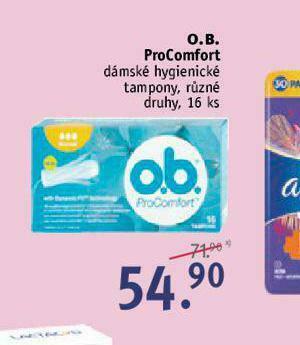 Rossmann O.b. tampony nabídka