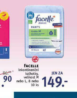 Rossmann Facelle inkontinenční kalhotky nabídka